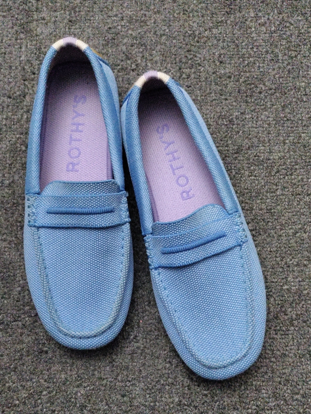 Rothy's Light Blue Women's Penny Loafers
